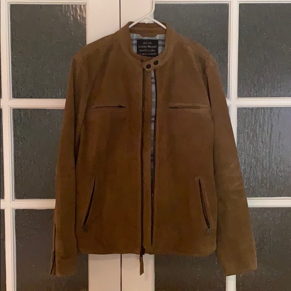Lucky Brand Tan Suede Jacket - Size L